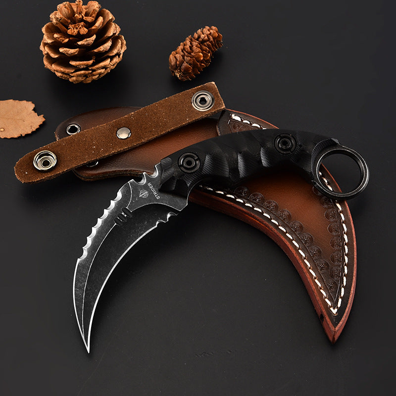 D2 Karambit Claw Knife