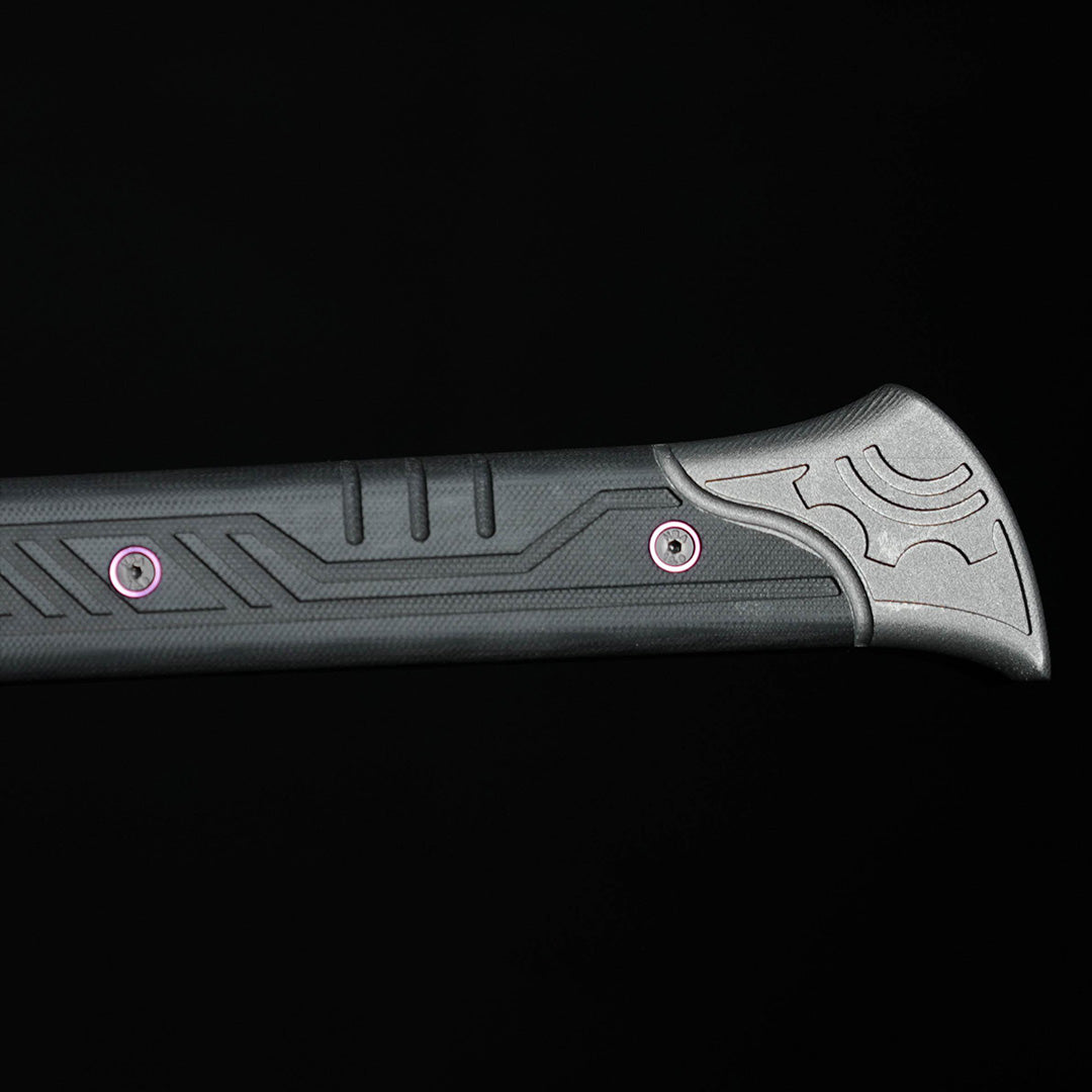 Mutant Spartan V2 tactical sword with DLC coated blade and Kydex sheath