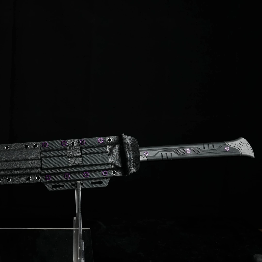 Mutant Spartan V2 tactical sword with DLC coated blade and Kydex sheath