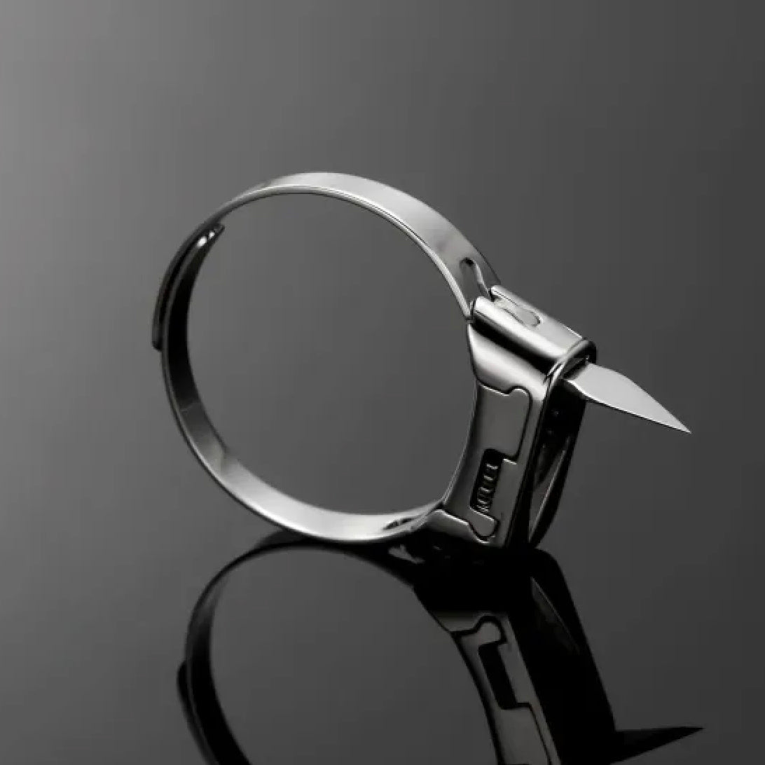Metal Self Defense Ring Knife-BK09