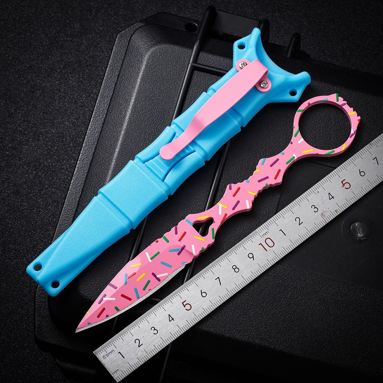 Benchmade 176-SBK "Donut Pink" Fixed Blade Knife