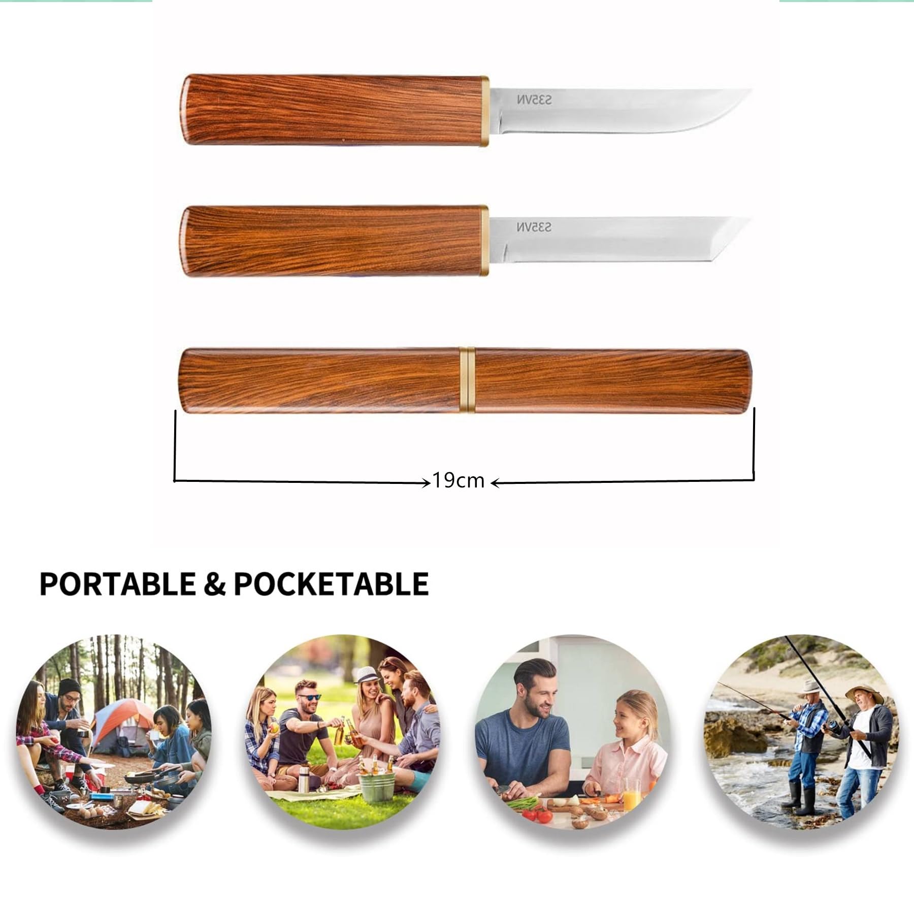 Dual Blade Portable Knife Set-BK07