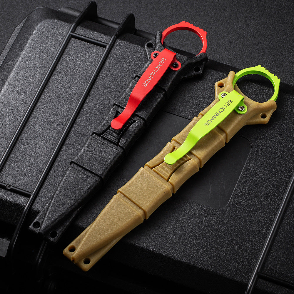 Fixed Blade TacticalKnife COMBO SOCP Dagger3.22" Blade, K sheath