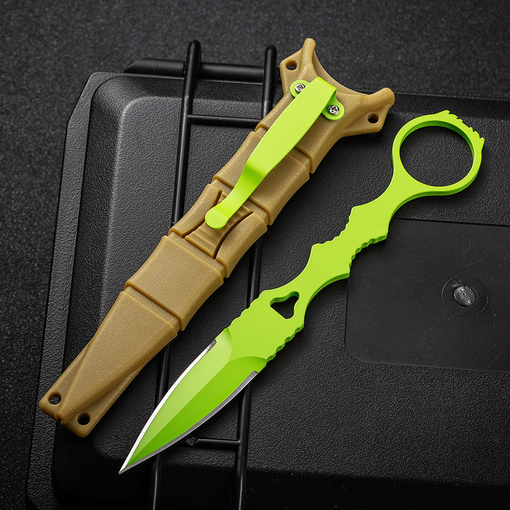 Fixed Blade TacticalKnife COMBO SOCP Dagger3.22" Blade, K sheath