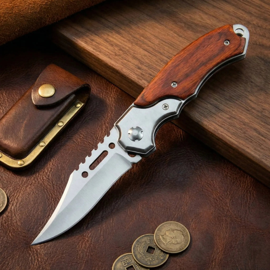 Folding Pocket Knife 8.2" 5CR13MOV Blade