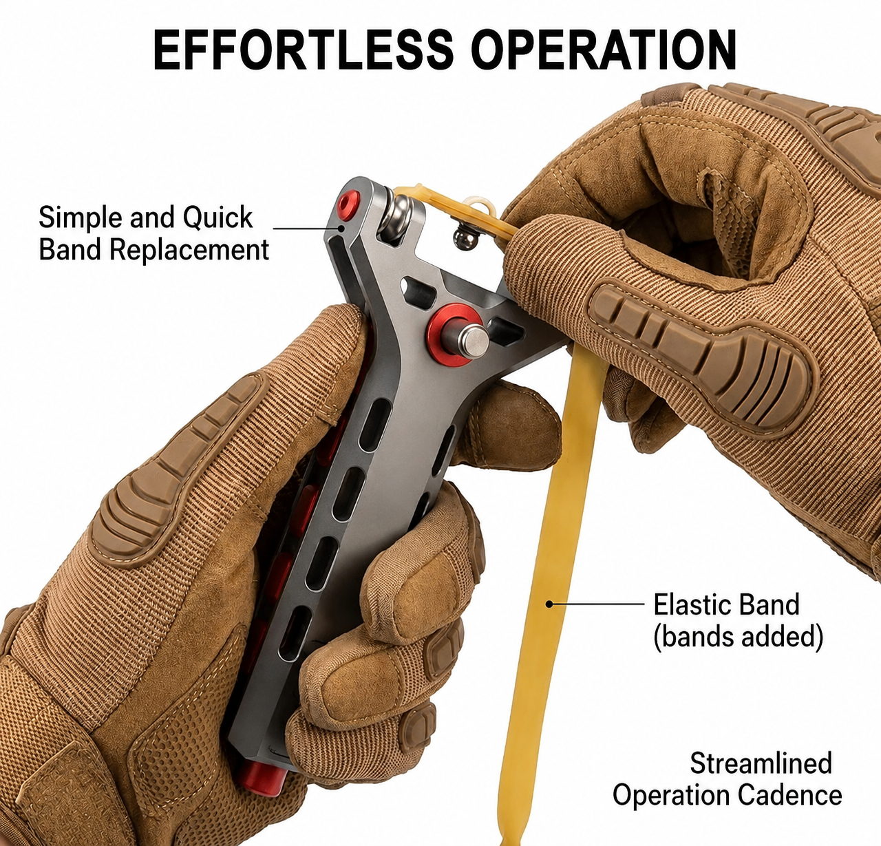G5 CNC Aluminum Tactical Slingshot