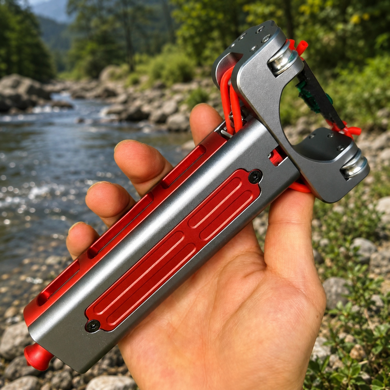 G6 Gen II Semi-Auto CNC Aluminum Slingshot