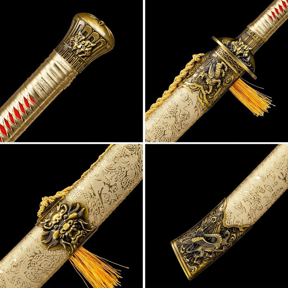 Golden Dragon Tiger Blade