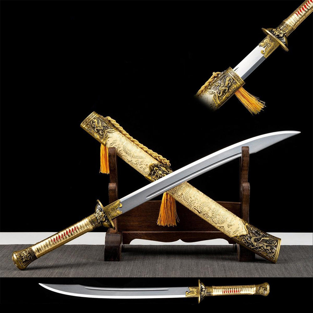 Golden Dragon Tiger Blade
