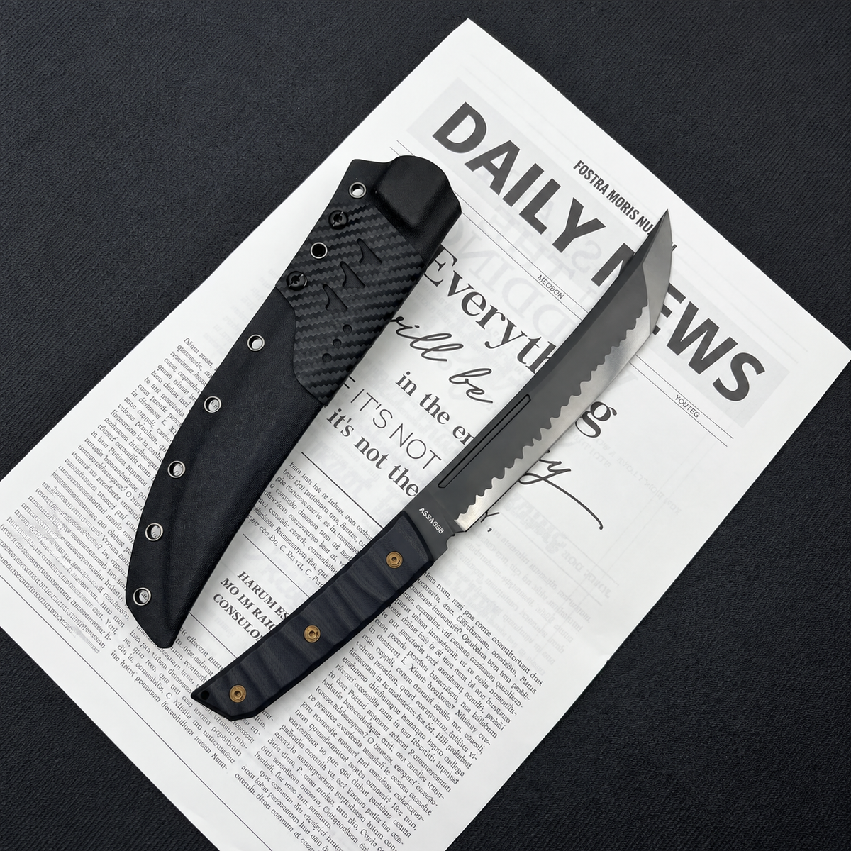 Lone Peak ASSAB 88 Tactical Fixed Blade Knife