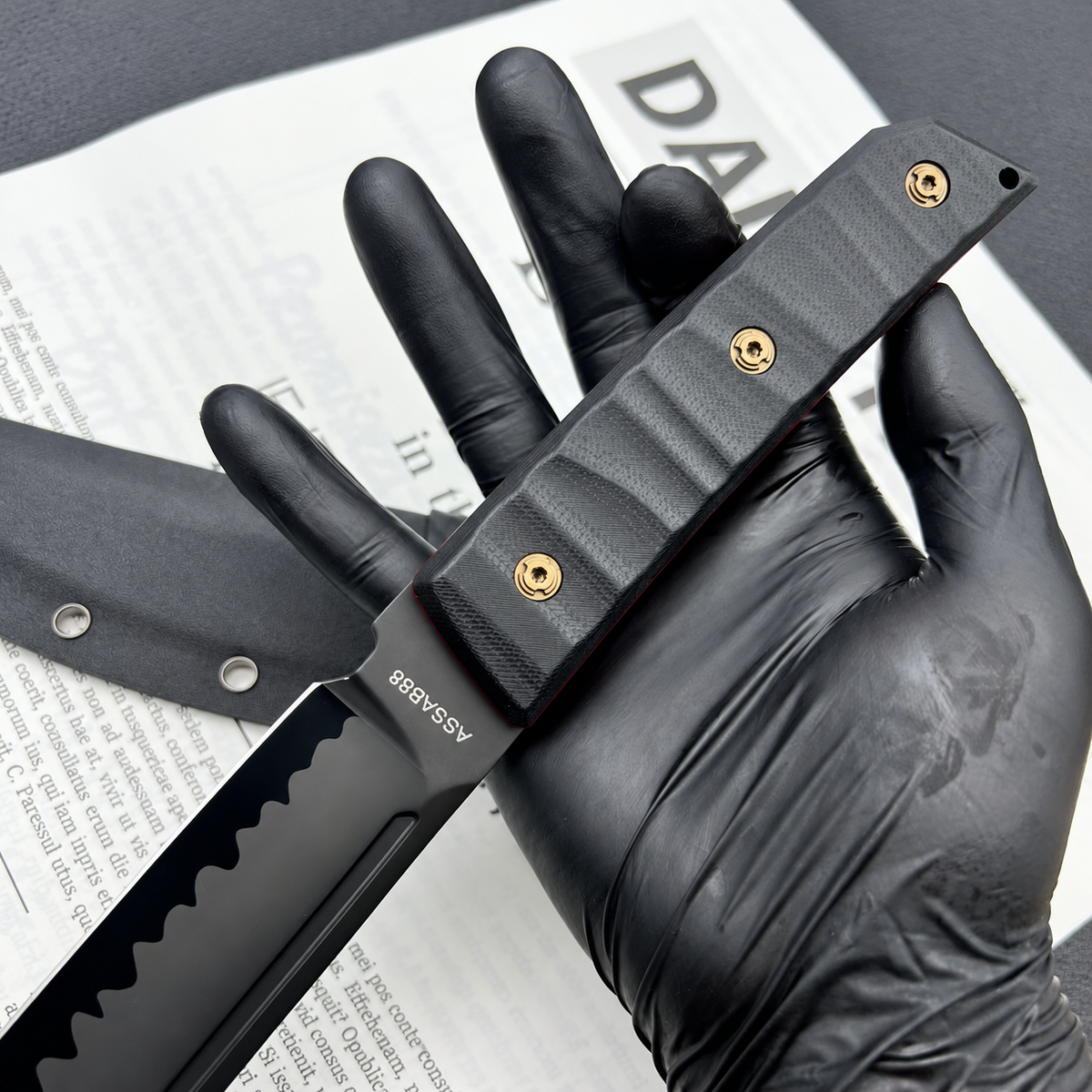 Lone Peak ASSAB 88 Tactical Fixed Blade Knife