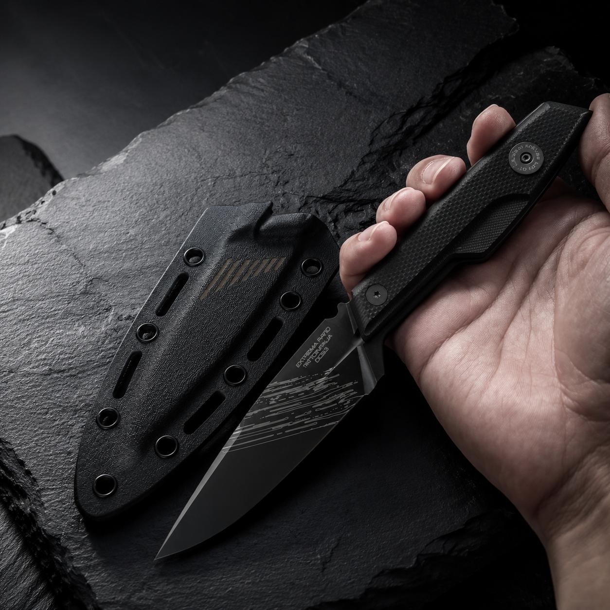 Master Defender Tactical Knife DC53 Steel