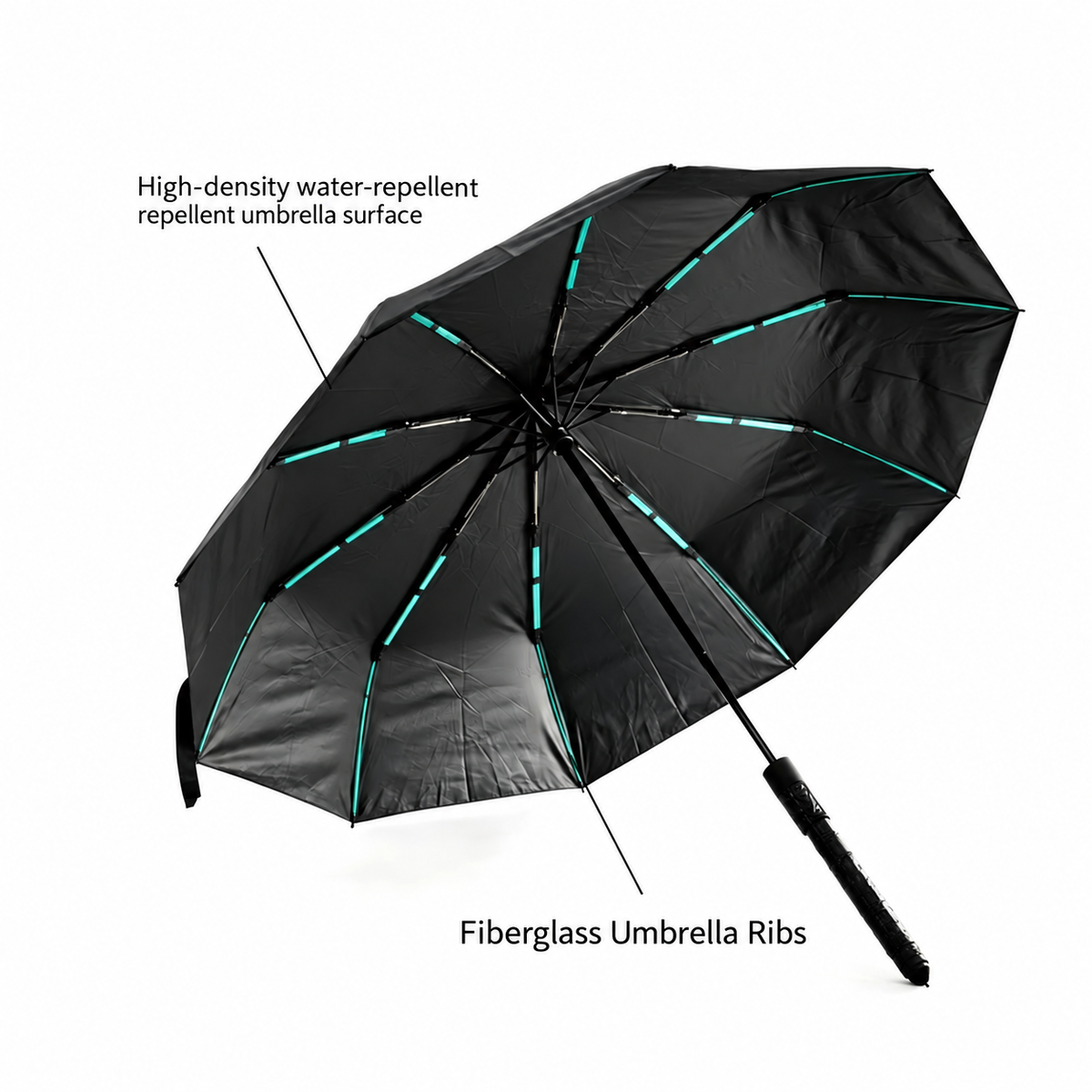 Mult Funtional Umbrella inside Extendable Baton Defensive