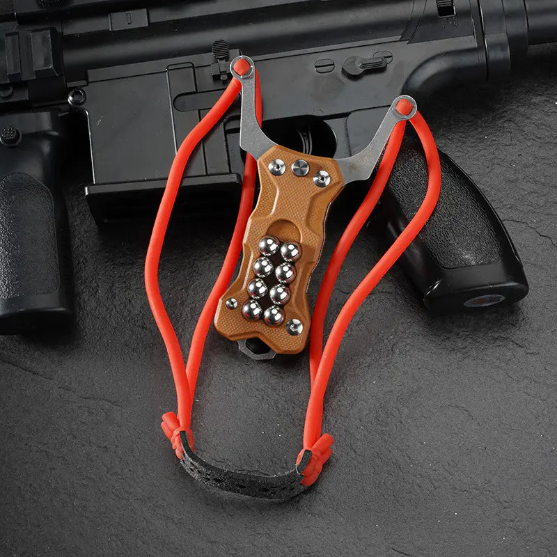 New G10 handle slingshot folding knife