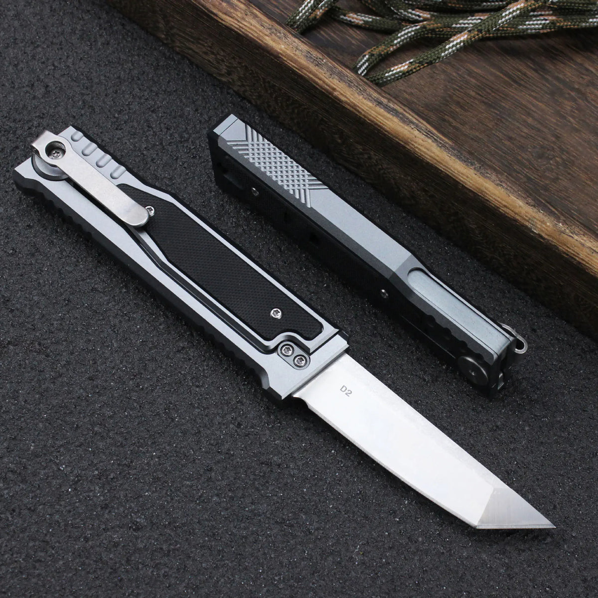 Rite D2 Gravity Knife – Aluminum & G10 Handle