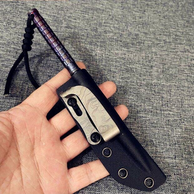 Titanium Tactical Utility EDC Tool with K-Sheath-BK269