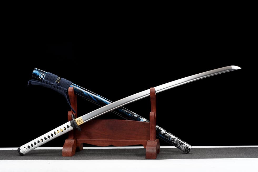boxkatana Hand Forged Anime Katana Ghost of Tsushima 9260 Spring Steel Reproduction