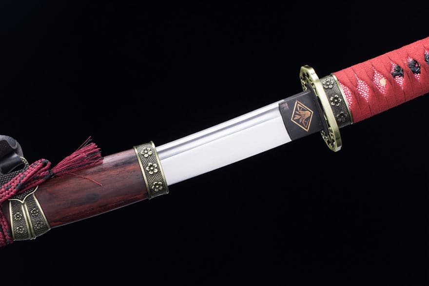 boxkatana Hand Forged Anime Katana Undead Cut(Thunderbolt)Charcoal quenching