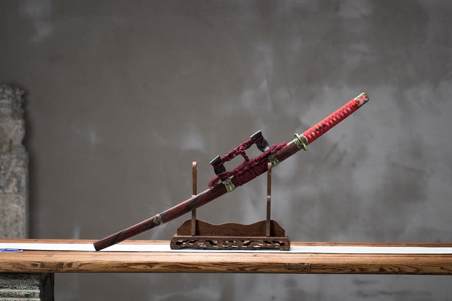 boxkatana Hand Forged Anime Katana Undead Cut(Thunderbolt)Charcoal quenching