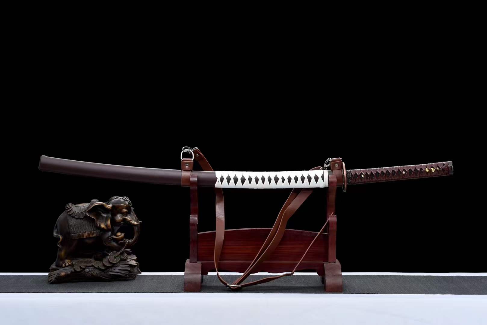 boxkatana Hand Forged Anime Katana Walking Dead Mirror polishing