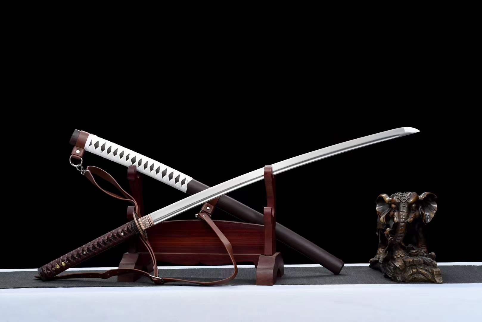 boxkatana Hand Forged Anime Katana Walking Dead Mirror polishing