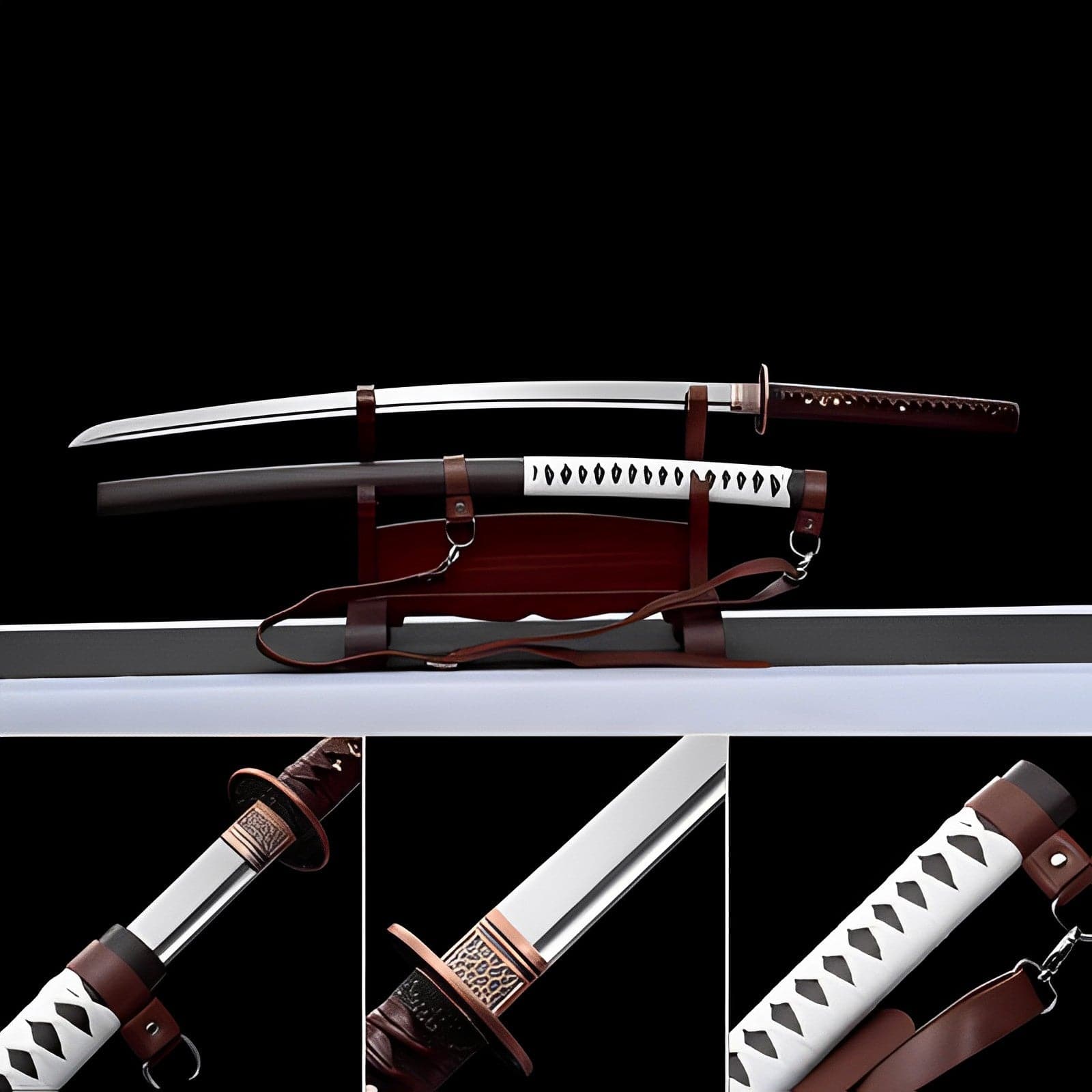 boxkatana Hand Forged Anime Katana Walking Dead Mirror polishing