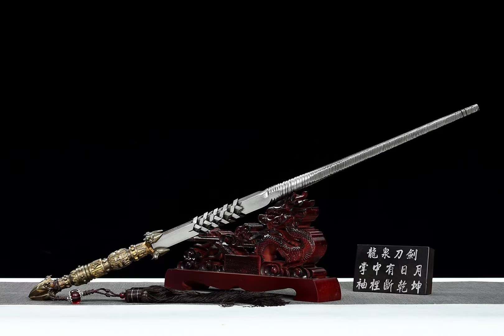 boxkatana Hand Forged Dragon Scale Sword breaker 609 Pattern Steel