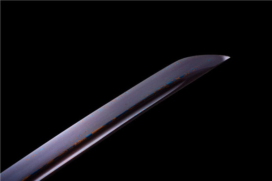 boxkatana Hand Forged Japanese Samurai Katana Bitter Cold Fragrance Pattern Steel Blue Blade