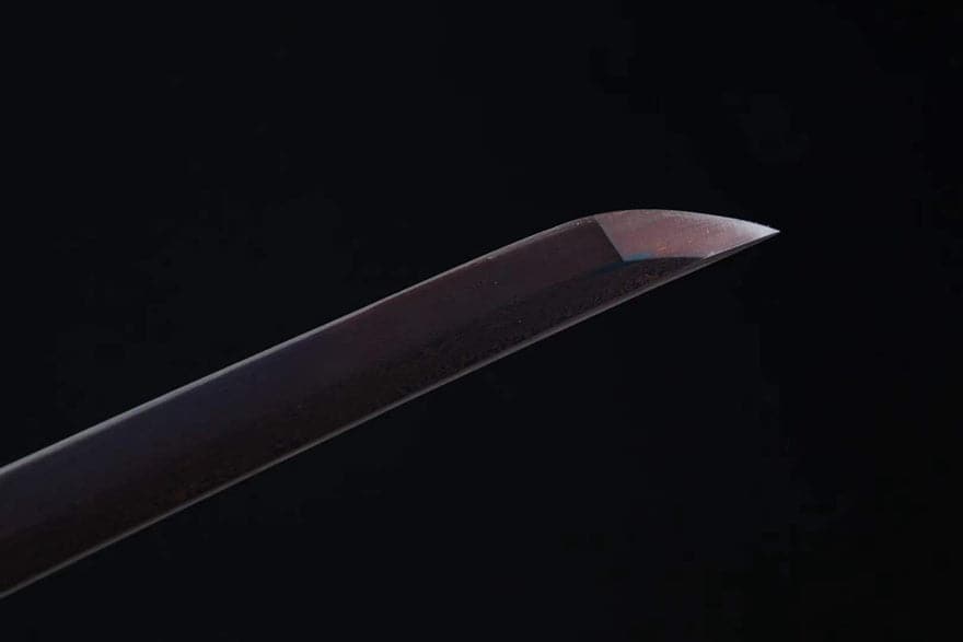 boxkatana Hand Forged Japanese Samurai Katana Ichiro Sugimoto Damascus Steel Purple Blade