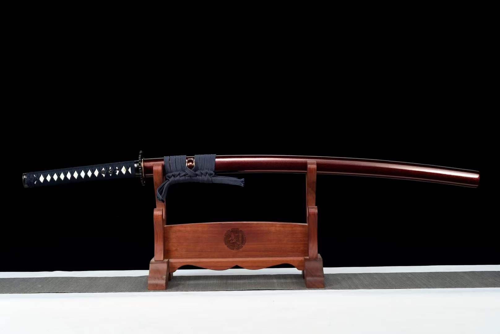 boxkatana Hand Forged Japanese Samurai Katana Shadow Mirror High Manganese Steel