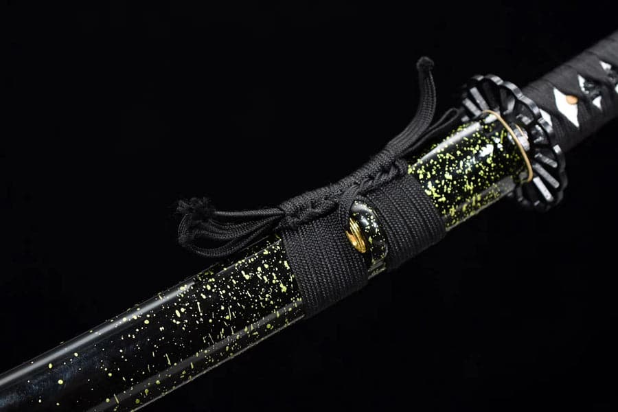 boxkatana Hand Forged Japanese Samurai Katana T10 Carbon steel Green Vine Full Tang