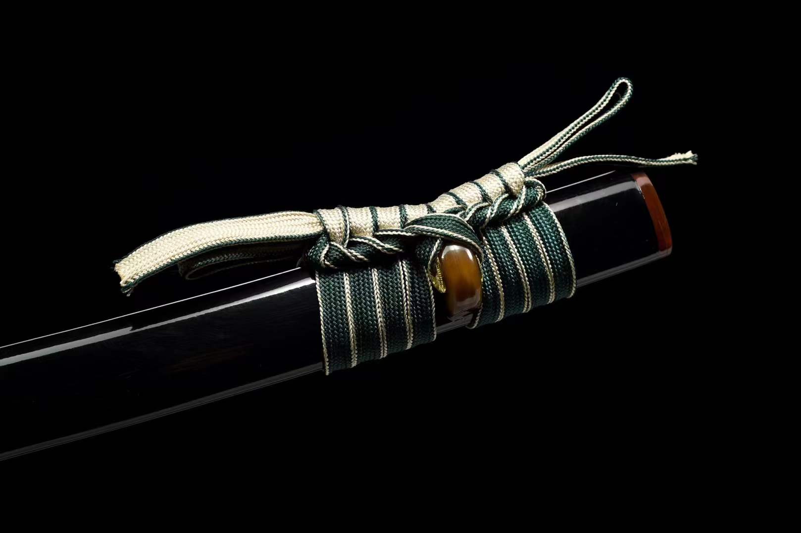 boxkatana Hand Forged Japanese Samurai Katana Wind Chimes T10 With Black Sheath
