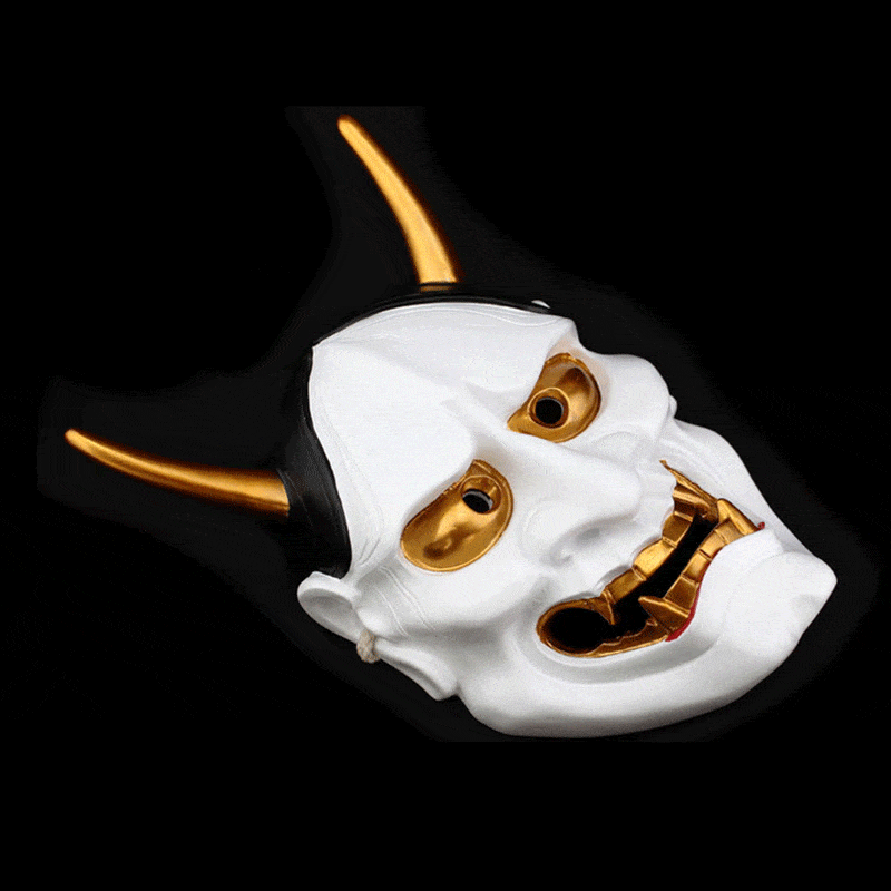 boxkatana Hand-Made Japanese Hannya 凛凛蝶 Resin Oni Mask