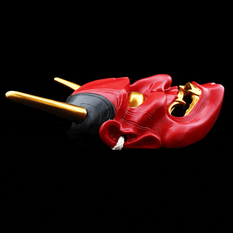 boxkatana Hand-Made Japanese Hannya 凛凛蝶 Resin Oni Mask