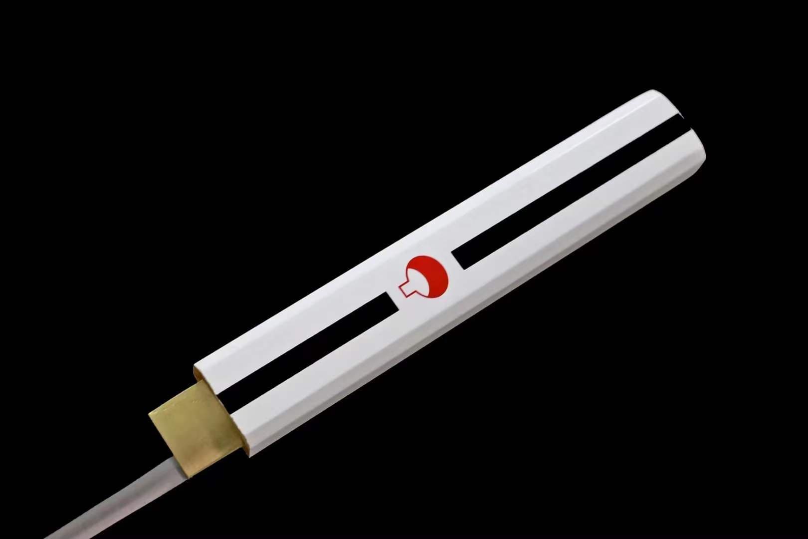 boxkatana Handmade Anime NARUTO Sasuke Kusanagi-No-Tsurugi Sword Shirasaya Ninja Sword Spring Steel WhiteBlade