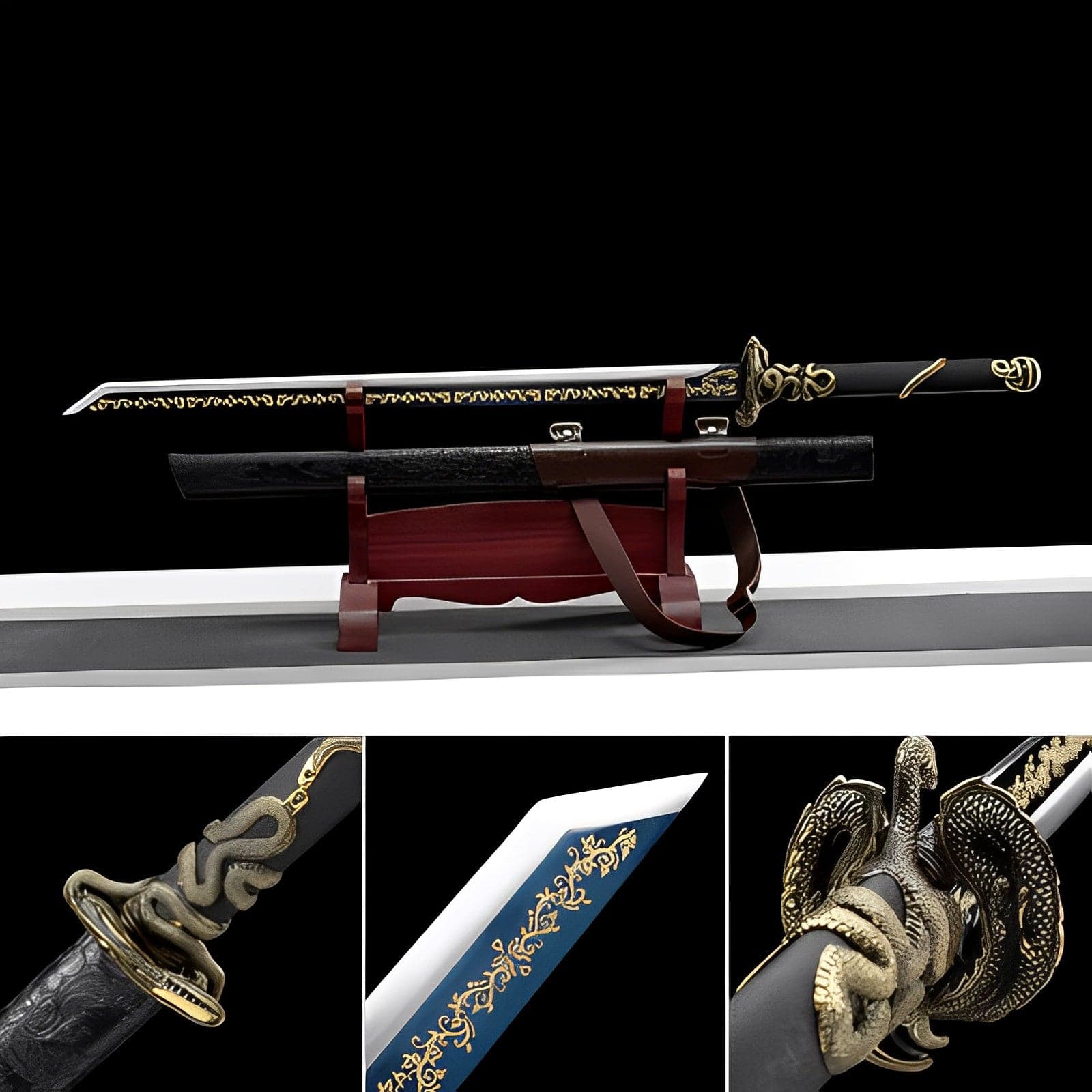 boxkatana Handmade Devil Snake Chop Chinese Sword