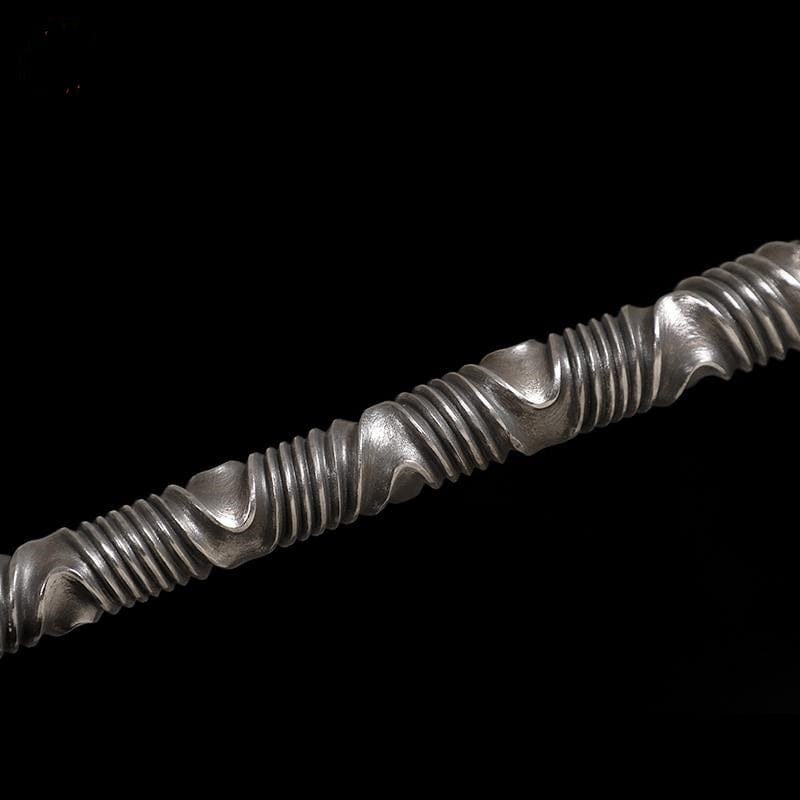 boxkatana Handmade Dragon Scale Gun Pattern Steel One-piece forging