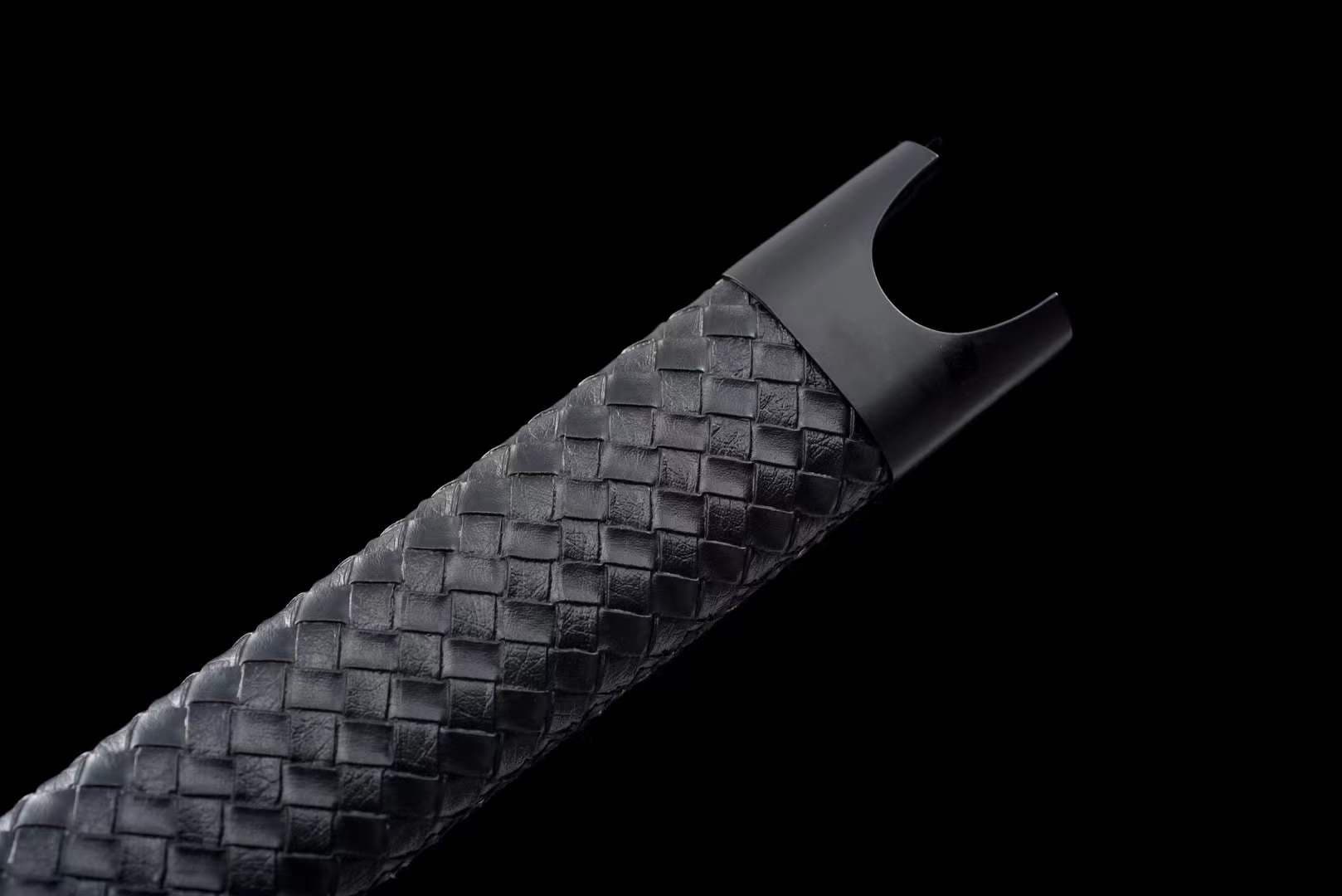 boxkatana Handmade Dragon Slayer Manganese Steel Chinese Sword With Black Blade