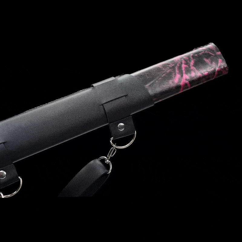 boxkatana Handmade Flame-Eating Wolf Fury Manganese Steel Chinese Sword