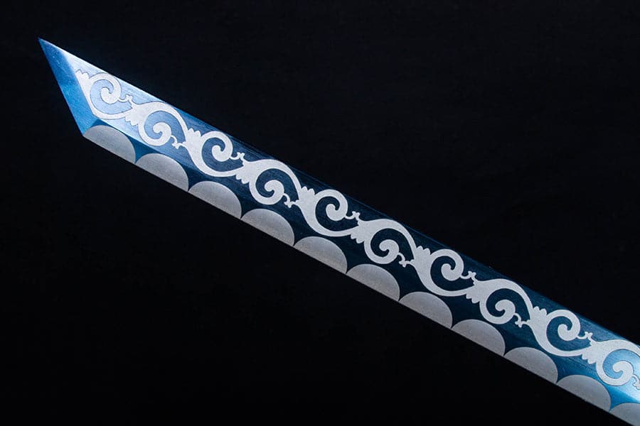 boxkatana Handmade High Manganese Steel Snow Wolf Tang Sword