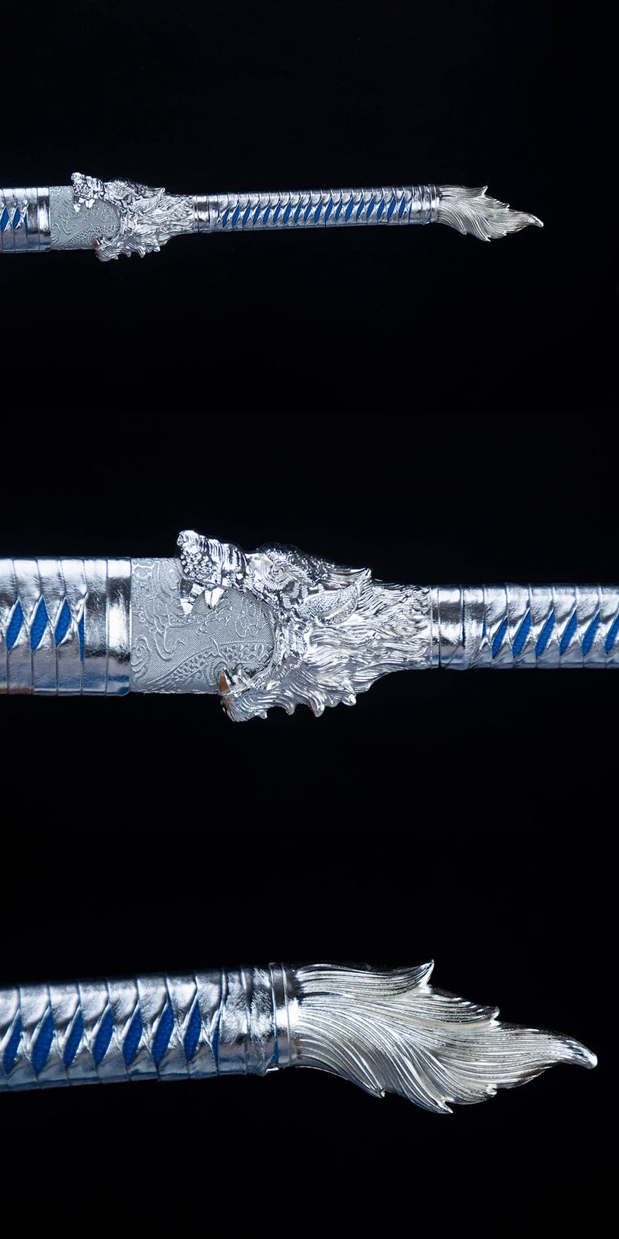 boxkatana Handmade High Manganese Steel Snow Wolf Tang Sword