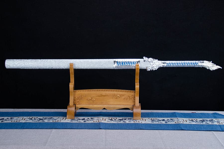 boxkatana Handmade High Manganese Steel Snow Wolf Tang Sword