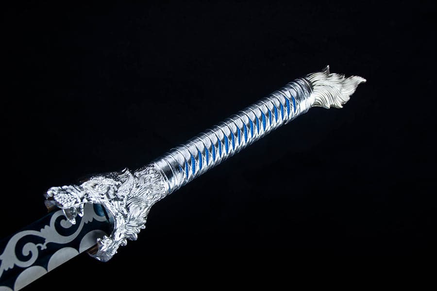 boxkatana Handmade High Manganese Steel Snow Wolf Tang Sword