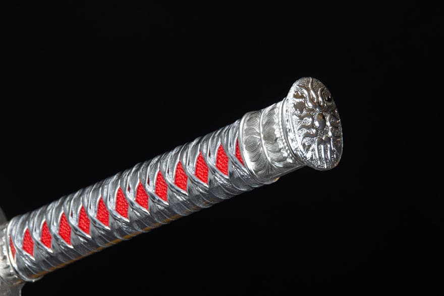 boxkatana Handmade High-performance Manganese steel Chinese Sword With Red Blade