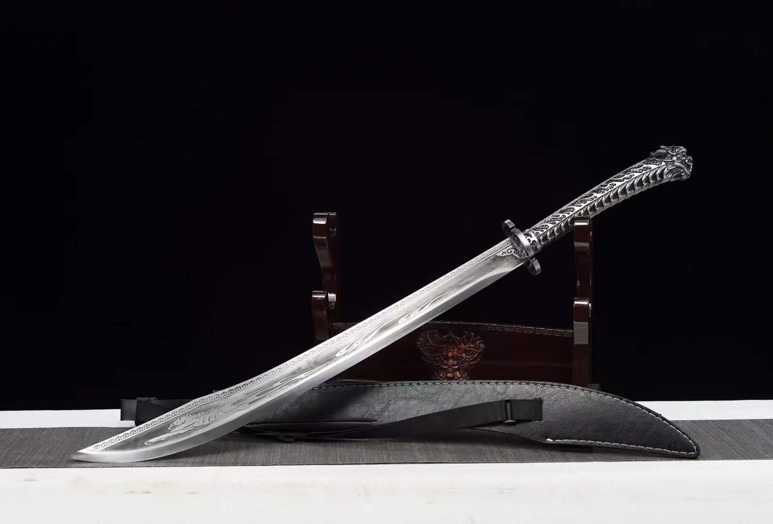 boxkatana Handmade subdue tiger Manganese Steel Chinese Sword