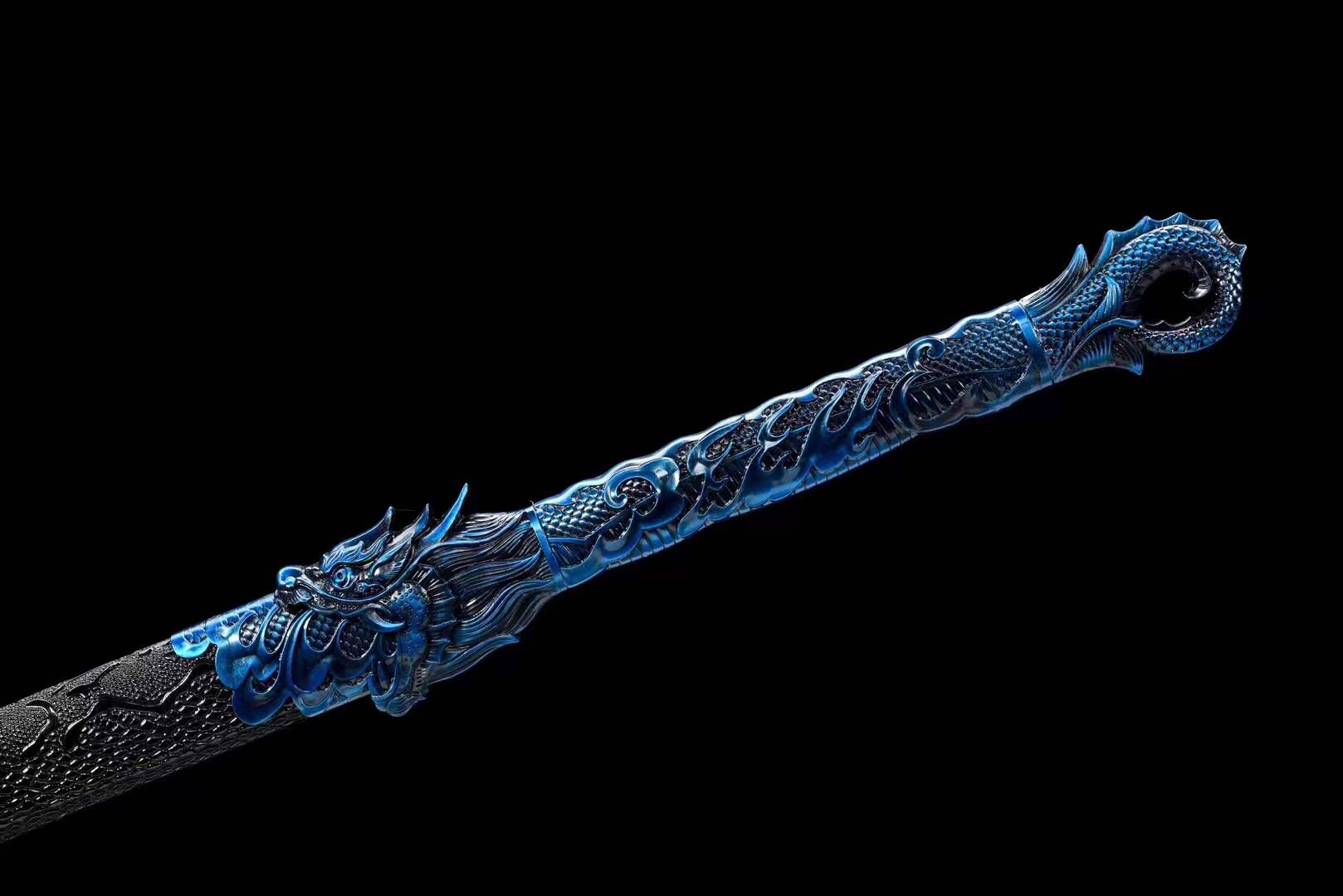boxkatana Handmade Thousand Blade Magic Dragon With Blue Blade