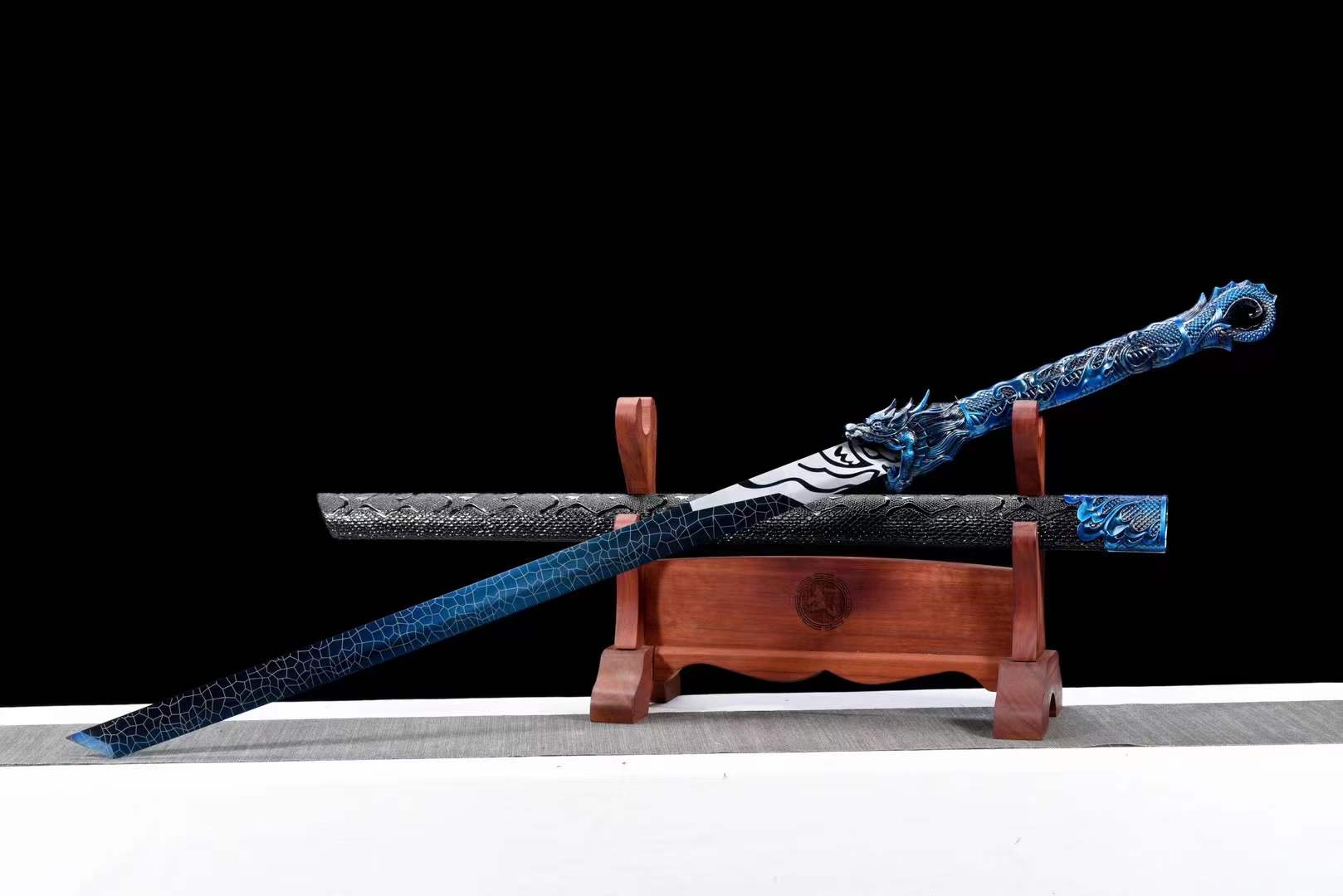 boxkatana Handmade Thousand Blade Magic Dragon With Blue Blade