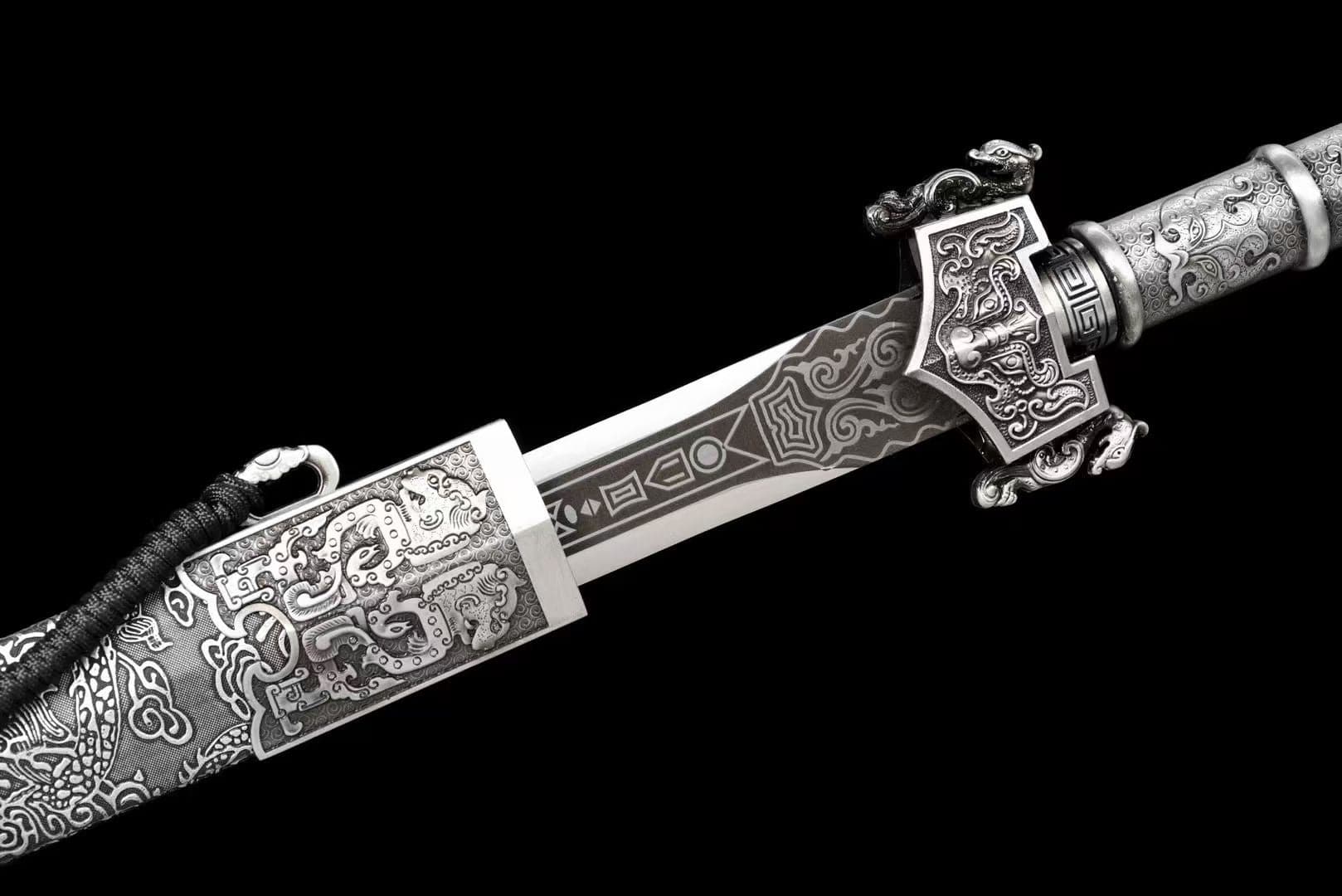 boxkatana Handmade Tianchu Han Jian With One-piece forging