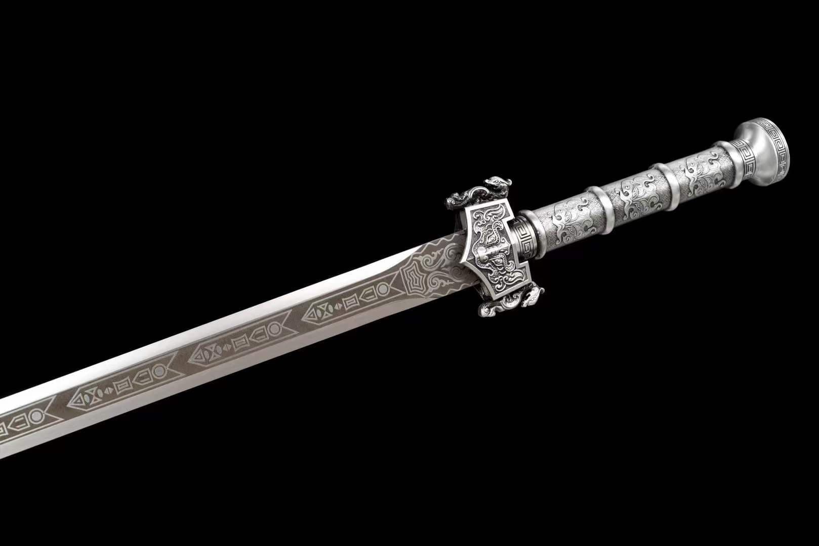 boxkatana Handmade Tianchu Han Jian With One-piece forging