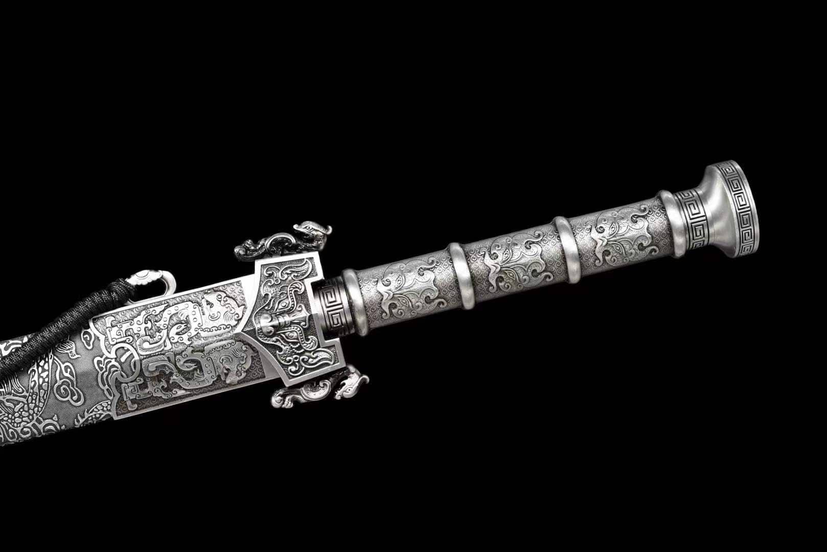 boxkatana Handmade Tianchu Han Jian With One-piece forging